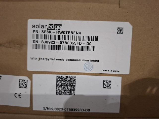 2x omvormer solar edge, sb8k - afbeelding 3 van  3