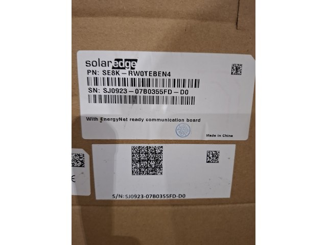 2x omvormer solar edge, sb8k - afbeelding 3 van  3