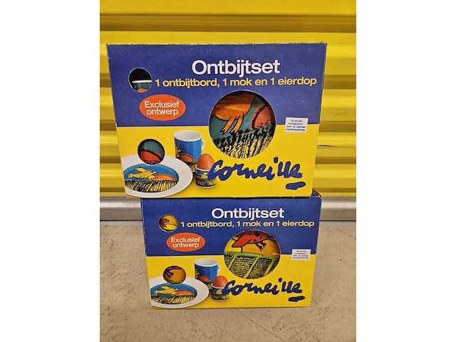 2x ontbijtset, corneille - afbeelding 1 van  3
