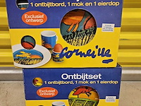 2x ontbijtset, corneille - afbeelding 1 van  3