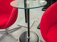 2x ontvangststoel met bijzettafel en 2x kapstok - afbeelding 4 van  9