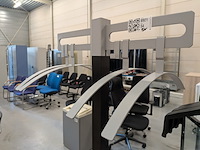 2x ontvangststoel met bijzettafel en 2x kapstok - afbeelding 6 van  9