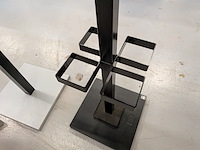 2x ontvangststoel met bijzettafel en 2x kapstok - afbeelding 9 van  9