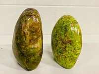 2x opaal groen vrije vormen - afbeelding 2 van  4