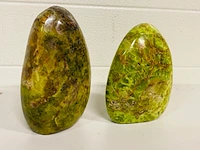 2x opaal groen vrije vormen - afbeelding 3 van  4