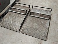 2x oprijramp met wielstop - afbeelding 1 van  1