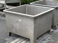 2x opslagbak | rvs - afbeelding 2 van  7