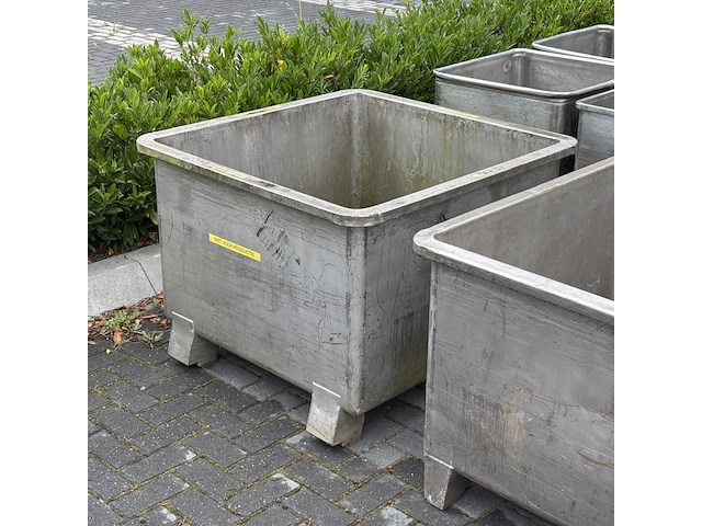 2x opslagbak | rvs - afbeelding 5 van  7