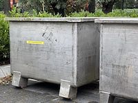 2x opslagbak | rvs - afbeelding 6 van  7