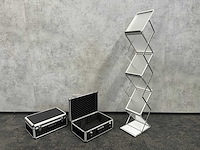 2x opvouwbare folder display met koffer - afbeelding 1 van  8