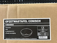 2x opzetwastafel conisch dxh 40x14.5 cm galvano, wit - afbeelding 2 van  3