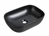 2x opzetwastafel wellwater, zwart