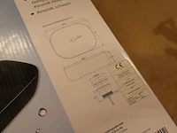 2x opzetwastafel wellwater, zwart - afbeelding 4 van  5