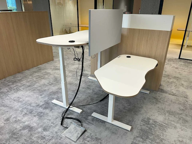 2x organische elektrisch zit-sta bureau 170x80 - afbeelding 1 van  21