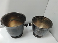 2x originele verzilverde wijnkoelers, fink silber - afbeelding 3 van  5