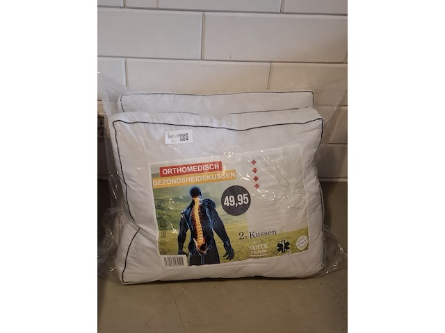 2x orthomedisch gezondheidskussen - afbeelding 1 van  6
