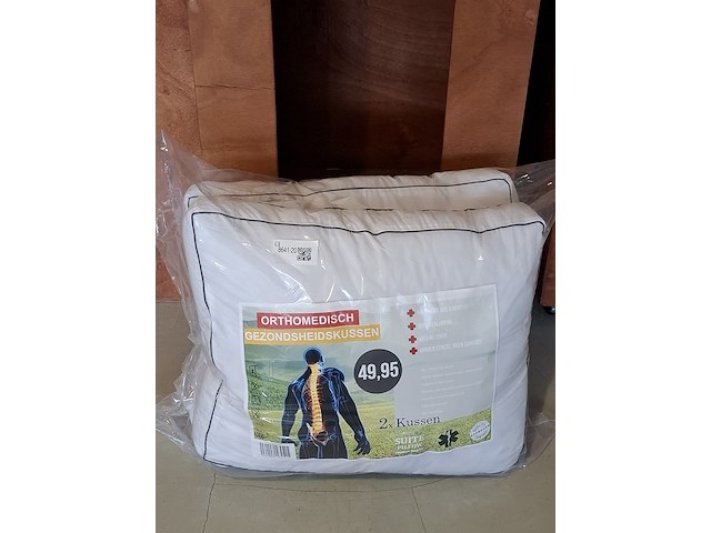 2x orthomedisch gezondheidskussen - afbeelding 1 van  6