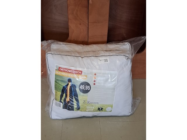 2x orthomedisch gezondheidskussen - afbeelding 1 van  6