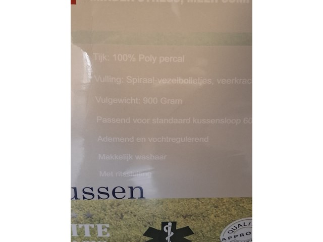 2x orthomedisch gezondheidskussen - afbeelding 3 van  6