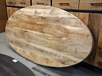 2x ovaal eetkamertafelblad - afbeelding 2 van  8