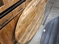 2x ovaal eetkamertafelblad - afbeelding 4 van  8