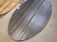 2x ovaal eetkamertafelblad - afbeelding 5 van  8