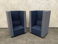 2x palau bricks - akoestische design fauteuil - blauw - afbeelding 18 van  18