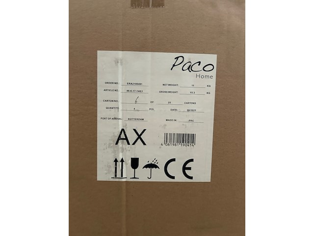 2x pallet design verlichting paco home - afbeelding 4 van  7