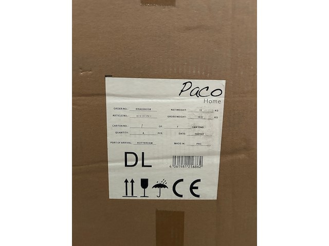 2x pallet design verlichting paco home - afbeelding 6 van  7