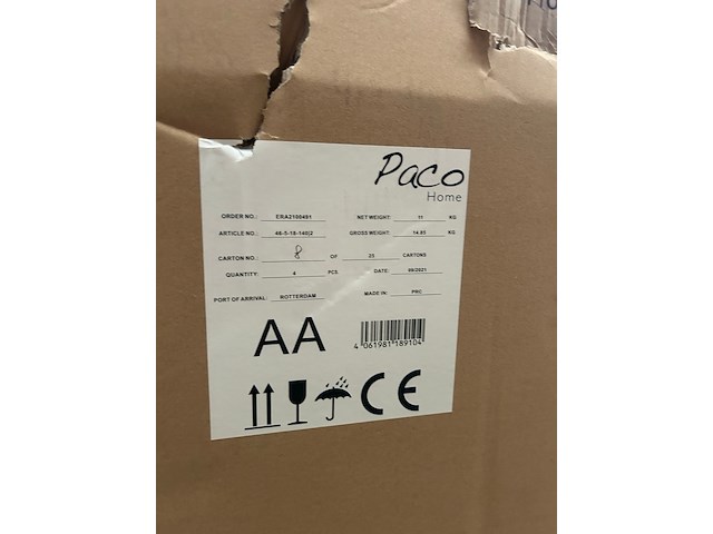 2x pallet design verlichting paco home - afbeelding 7 van  7