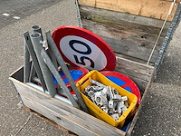 2x pallet diverse verkeersborden - afbeelding 6 van  9