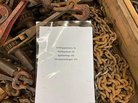 2x pallet hijskettingen en kettingspanners - afbeelding 6 van  6