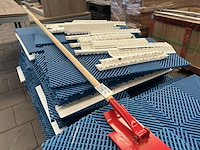 2x pallet kunststof klikbare modulaire vloerplaten / matten - afbeelding 5 van  6