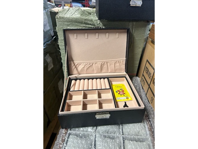 2x pallet luxe sieradenboxen, -opbergers, -displays - afbeelding 3 van  10