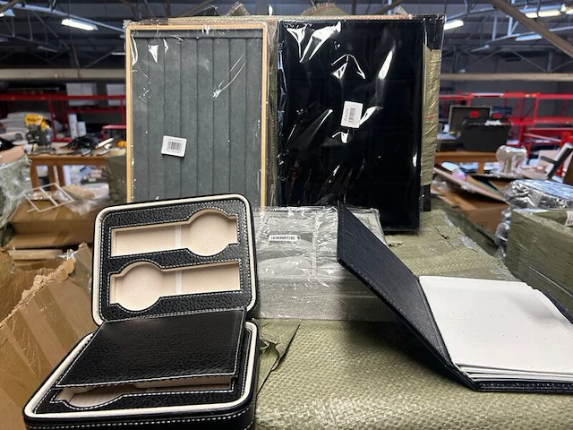 2x pallet luxe sieradenboxen, -opbergers, -displays - afbeelding 3 van  6