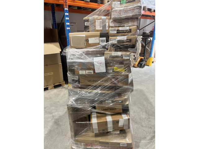 2x pallet met ca. 29x home & living meubelen – salontafels, tv-meubels, schoenenbanken & kledingrekken - afbeelding 4 van  7