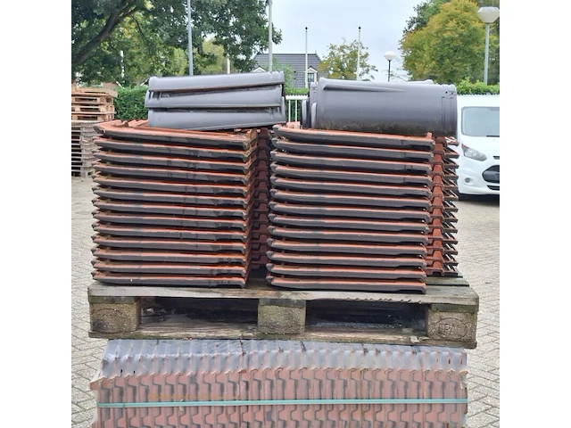 2x pallet met dakpannen nibra, zwart - afbeelding 11 van  11