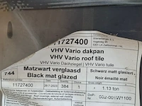 2x pallet met dakpannen vhf vario, zwart - afbeelding 4 van  4