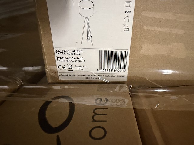 2x pallet met design verlichting (68 stuks totaal) paco home – verkrijgbaar op bol.com en amazon - afbeelding 10 van  10