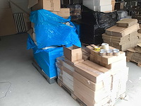 2x pallet met div. verpakkingsmaterialen o.a. dozen, tape en zakjes - afbeelding 1 van  3