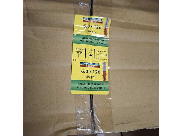 2x pallet met schroeven, o.a. rotadrill - afbeelding 3 van  24