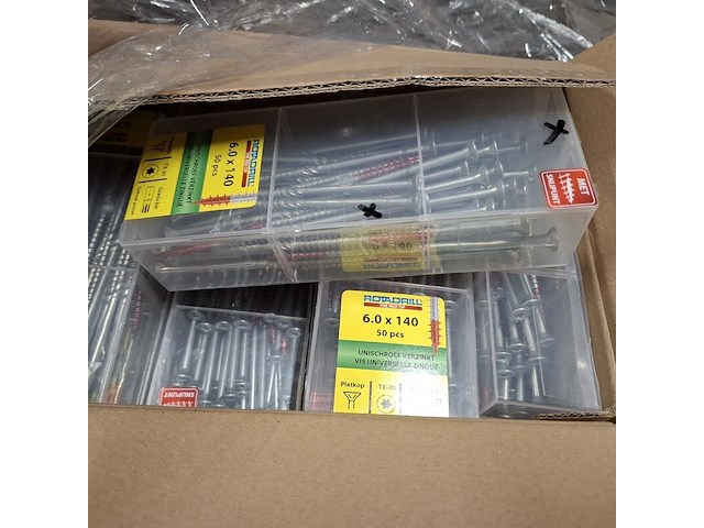 2x pallet met schroeven, o.a. rotadrill - afbeelding 6 van  24