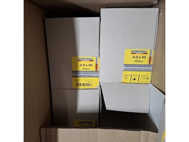 2x pallet met schroeven, o.a. rotadrill - afbeelding 12 van  24