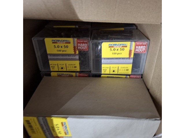 2x pallet met schroeven, o.a. rotadrill - afbeelding 18 van  24