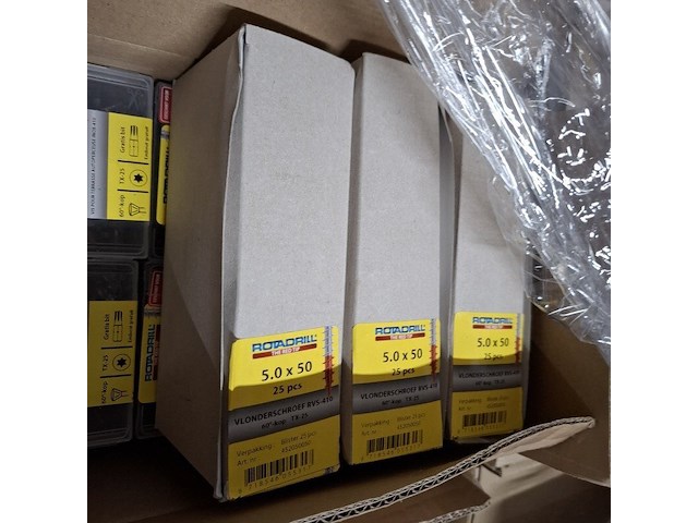 2x pallet met schroeven, o.a. rotadrill - afbeelding 19 van  24