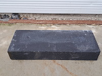 2x pallet stenen, wallblock split, antraciet - afbeelding 4 van  7