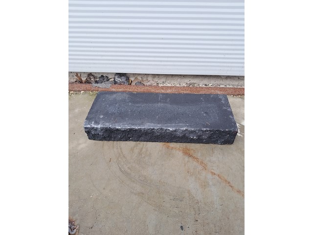 2x pallet stenen, wallblock split, antraciet - afbeelding 6 van  7