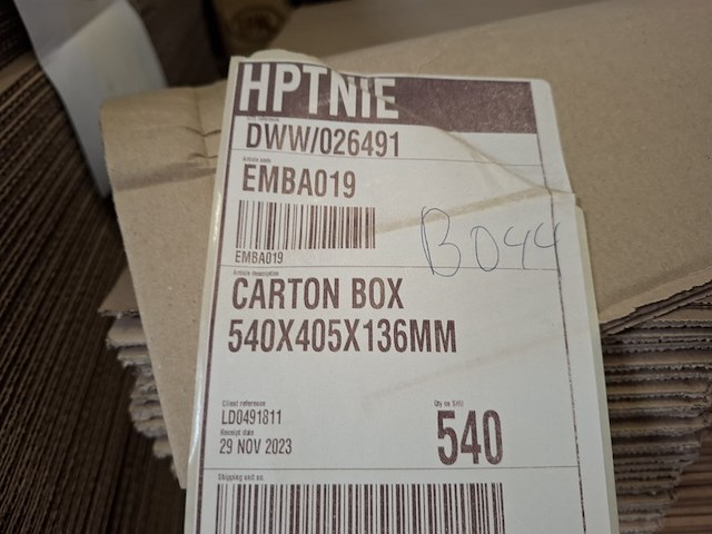 2x pallet verzenddozen - afbeelding 6 van  6