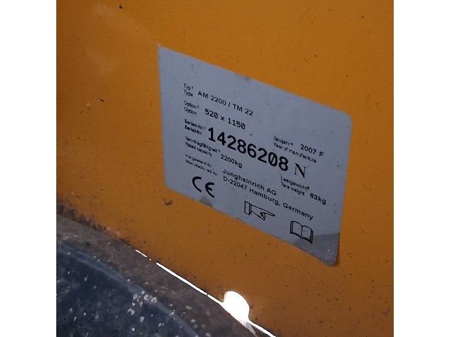 2x palletwagen, am2200 - afbeelding 8 van  13