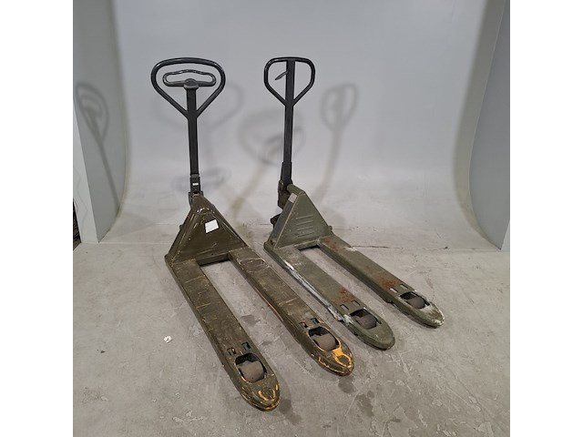 2x palletwagen, crown/jungheinrich - afbeelding 1 van  17